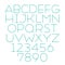 Handmade sans-serif font