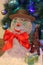 Handmade snowman gift and Christmas tree