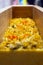 Handmade soap with calendula herbals flowers