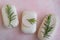 Handmade soaps with rosemary extract. Natural hygiene products