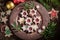 Handmade stained glass cookies for Christmas eve snack