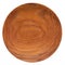 Handmade teak wood plate. Handmade Burmese teak wood tray.