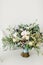 Handmade wedding bouquet, florist`s work