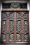 Handmade Wooden Door with Mexican Symbols