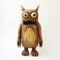 Handmade Wooden Monster Figurine Inspired By Contemporary Animal Sculptures