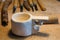 Handmade wooden mug kuksa
