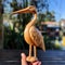 Handmade Wooden Pelican - Unique Art Piece From Melbourne, Australia