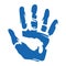 handprint paint color icon