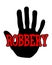 Handprint robbery