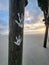 Handprints on the Pier at Sunrise