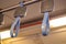 Handrails in the electric train