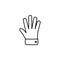 Hands, applause, cheer outline icon. Element of simple icon for websites, web design, mobile app, info graphics. Signs and symbols