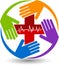 Hands care logo