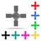 hands of help icon. Elements of teamwork multi colored icons. Premium quality graphic design icon. Simple icon for websites, web d