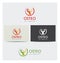 Hands Icon, Logo for Medical Healthcare Business, Card Mock up in Several Colors