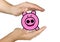 Hands Protect Savings Piggybank