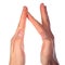 Hands represents letter N