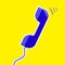 Handset telephone icon