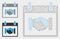 Handshake Calendar Day Vector Mesh Network Model and Triangle Mosaic Icon