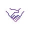 Handshake cooperation charity help donation