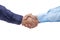 Handshaking handshake Businessmen Firm Hands Isolated