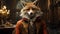 The Handsome Fox: A Cryptid Academia Portrait In Anglocore Style