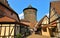 Handwerkerhof and Women Gate Tower Frauentorturm, Nuremberg NÃ¼rnberger, Bavaria Bayern, Germany Deutschland