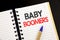 Handwriting Announcement text showing Baby Boomers. Business concept for Demographic Generation written on notepad with copy space