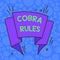 Handwriting text Cobra Rules. Concept meaning continuing group health insurance coverage after a job loss Asymmetrical