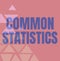 Handwriting text Common Statistics. Business concept deals with collection analysis etc of numerical data Line