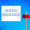 Handwriting text Dental Insurance. Concept meaning coverage for individuals to protect them against costs Blank Big
