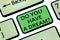 Handwriting text Do You Have A Dreamquestion. Concept meaning Tell us what your goals and expectations are Keyboard key