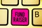 Handwriting text Fund Raiser. Concept meaning person whose job or task is seek financial support for charity Keyboard pink key Int