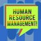 Handwriting text Huanalysis Resource Management. Concept meaning process of hiring and developing employees Stack of Speech Bubble