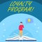 Handwriting text Loyalty Program. Concept meaning structured marketing provides incentives repeat customers Man Standing