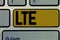 Handwriting text Lte. Concept meaning A 4G mobile communications standard Improving wireless broadband speeds