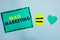 Handwriting text Mail Marketing. Concept meaning Act of sending a commercial messages Broadcast sense Turquoise paper notes remind