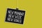 Handwriting text New Monday New Week New Goals. Concept meaning Be positive every start of the week Hanging blackboard message com