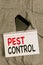 Handwriting text Pest Control. Concept meaning Killing destructive insects that attacks crops and livestock Smartphone