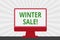 Handwriting text Winter Sale. Concept meaning occasion when shop sells things at less than their normal price Blank