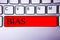 Handwriting text writing Bias. Concept meaning Unfair Subjective One-sidedness Preconception Inequality Bigotry Keyboard red key I