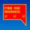 Handwriting text writing Cyber Risk Insurance. Concept meaning covers financial losses that result from data breaches