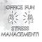 Handwriting text writing Office Fun Stress Management. Concept meaning Relax leisure time at work relaxing moments Hu