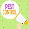 Handwriting text writing Pest Control. Concept meaning Killing destructive insects that attacks crops and livestock Hand