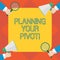 Handwriting text writing Planning Your Pivot. Concept meaning path that most startups go through find right customer Hu