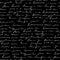 Handwritten abstract text seamless pattern