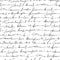 Handwritten abstract text seamless pattern