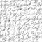 Handwritten abstract text. Seamless pattern. Vector illustration for fabric texture