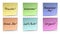 Handwritten Post-It Notes