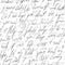 Handwritten text with love words. Seamless pattern. Vector illustration